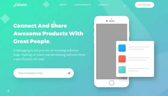 网站首页简约风