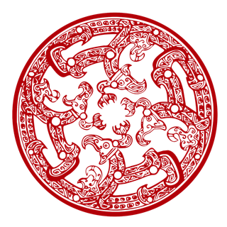 红色喜庆简约风传统吉祥纹样纹路纹理免扣PNG素材图片 (57)