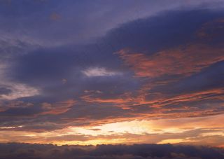 天空背景云层云彩霞光