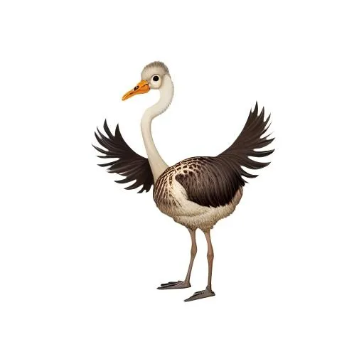 鸵鸟免抠(2048x2048)