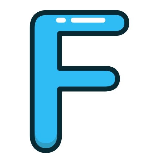字母F PNG免抠(512x512)