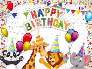 设计儿童生日背景