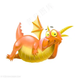 可爱恐龙3d绘画设计高清图片