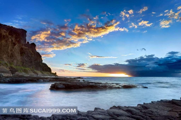 大海壮丽景观风景图片