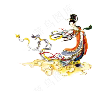 嫦娥中秋节美女卡通 嫦娥中秋节美女卡通
