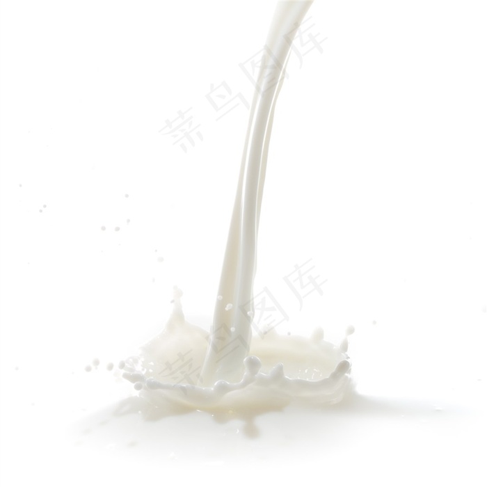 飞流直下牛奶白底图