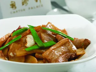 川菜湘菜高清菜谱 菜脯炒五花肉22元例