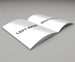 灰色简约大气画册样机