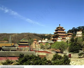 承德避暑山庄-古老的宫殿建筑