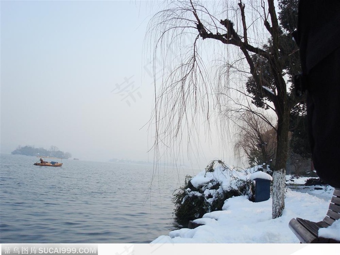 杭州西湖风景-西湖雪景