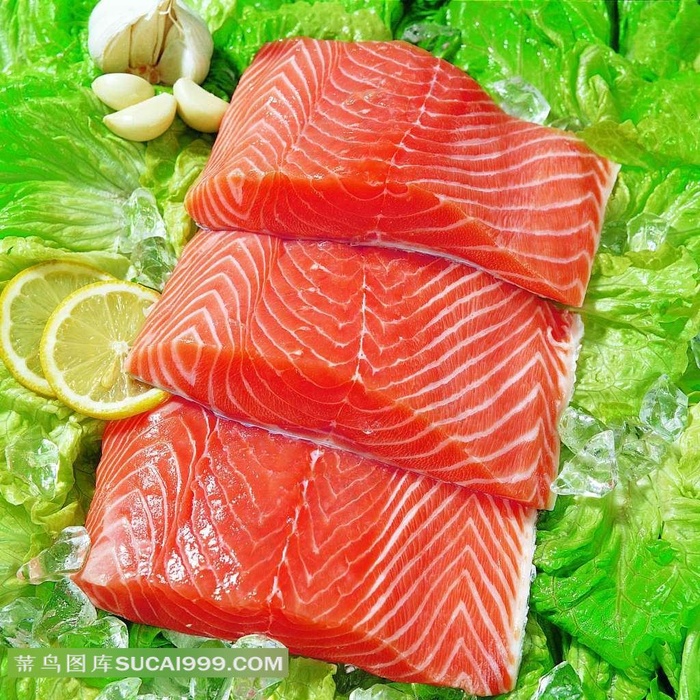 美味三文鱼素材