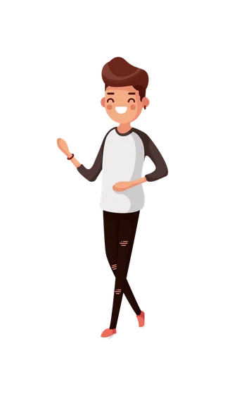 商务 人士 手舞 足蹈走着