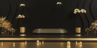 C4D电商场景模型渲染背景