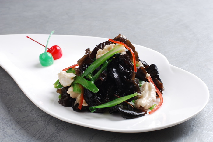 LCSC0176菜心木耳拌桃仁  28