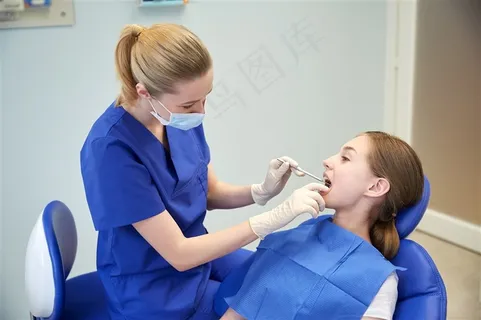 看牙医的美女高清图片