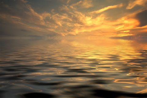 唯美的船舶码头景色素材