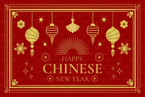 新年海报贺卡红包背景