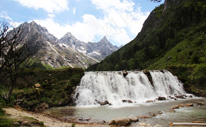 毕鹏沟风光 山水 雪山 风景 名胜古迹  雪景 四川旅游 旅游景点 生态景观 自然风光