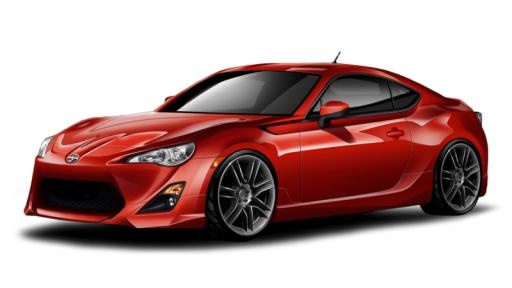 红色丰田 GT86 PNG 图像，免费汽车图像免抠(800x451)