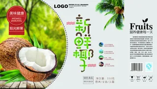 手提袋盒子椰子水果包装