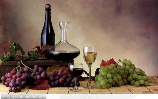 酒  水果 静物 酒  水果 静物