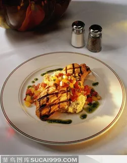 西方美食餐饮-西餐早餐饼干