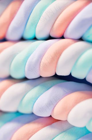 多彩棉花糖图片