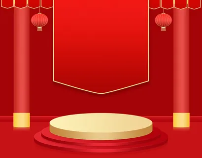 红色庄严海报背景