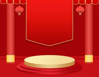 红色庄严海报背景