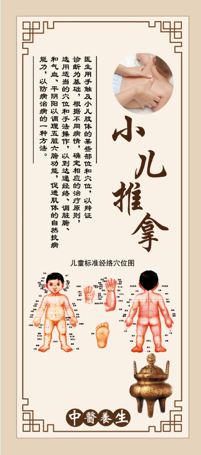 小儿推拿艾灸中医|国学|展板|文化|经典