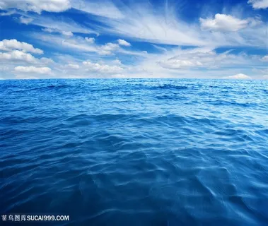 唯美白云大海高清图片