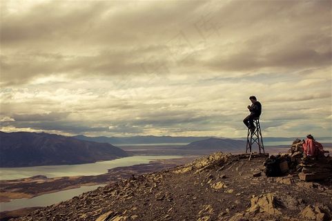 黄土沟壑地貌摄影照