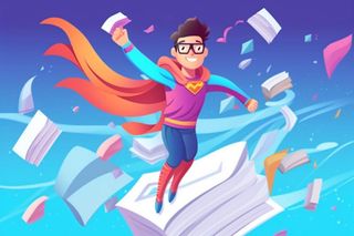 学生超人冲刺考试高考背景