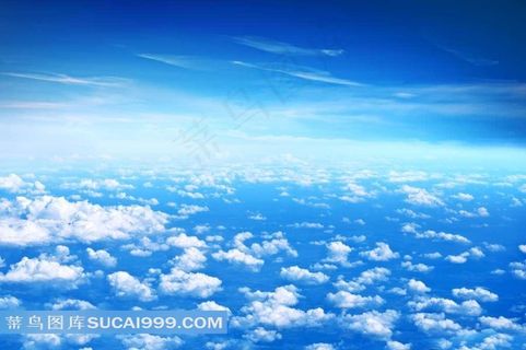 蓝天白云高清摄影风景图片素材