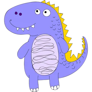 卡通恐龙生日宝宝宴派对素材恐龙派对免扣素材