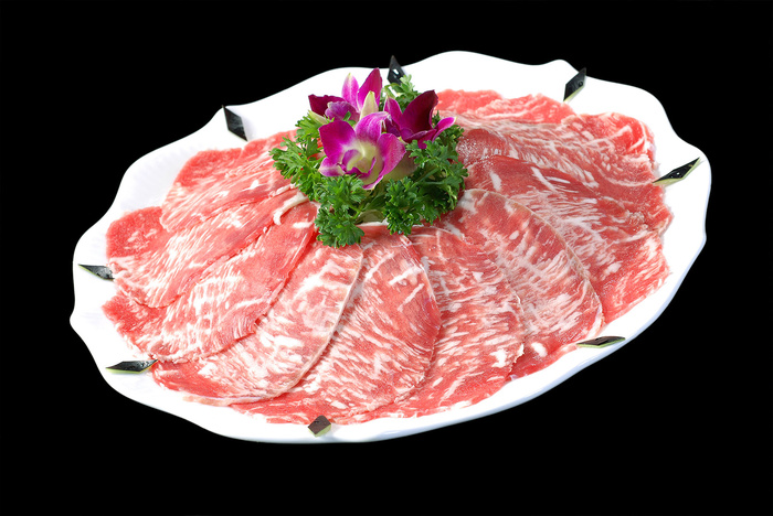 美食雪花肥牛