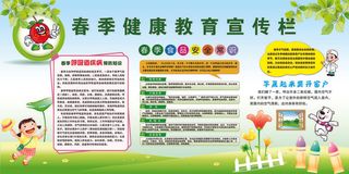 春季健康教育宣传栏