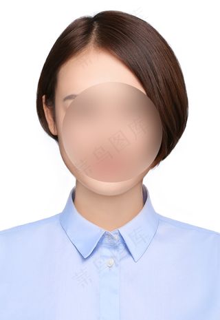 西装模板  女生西装 寸照模板 西装 证件照 西服 免抠