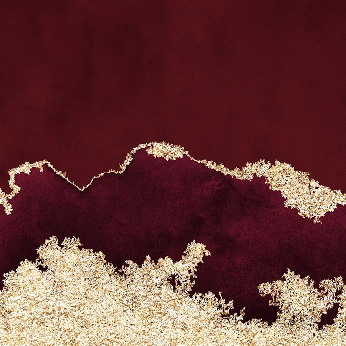 金属金色方形水彩晕染金箔纹理背景图片