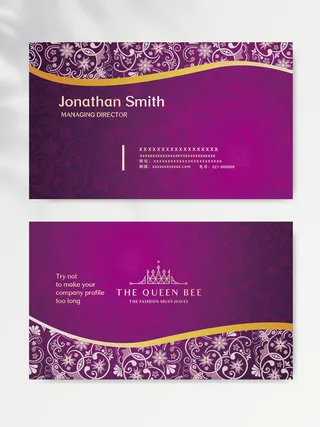 创意名片设计模版