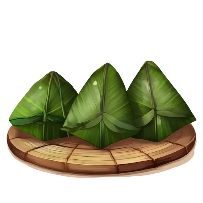 粽子绿叶免抠(1900x1900)