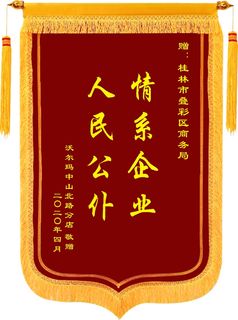 锦旗模版  锦旗  