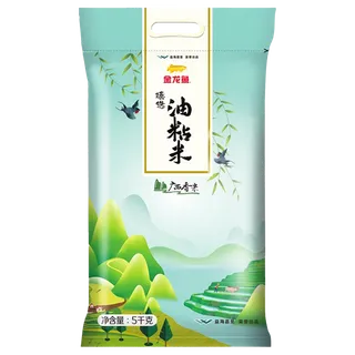 金龙鱼臻选油粘米5千克超市商品白底图免抠实物摄影png格式图片透明底