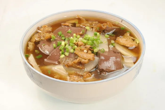 萝卜炖鸭血 (2)