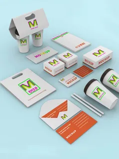 包装智能贴图样机VI效果PSD素材