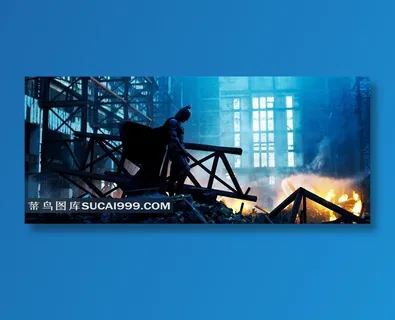 废墟中的蝙蝠侠