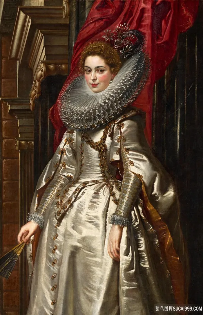 彼得·保罗·鲁本斯女性肖像油画