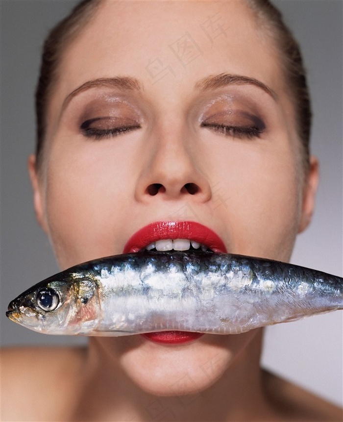 嘴唇特写美图素材