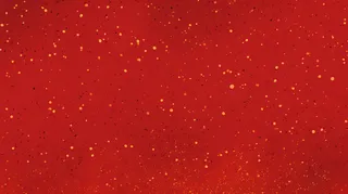 红色年会新年大气金点分散背景