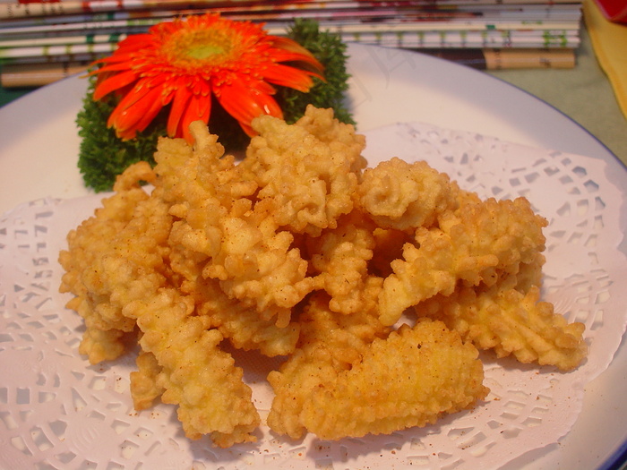 粤菜1420椒盐鲜鱿